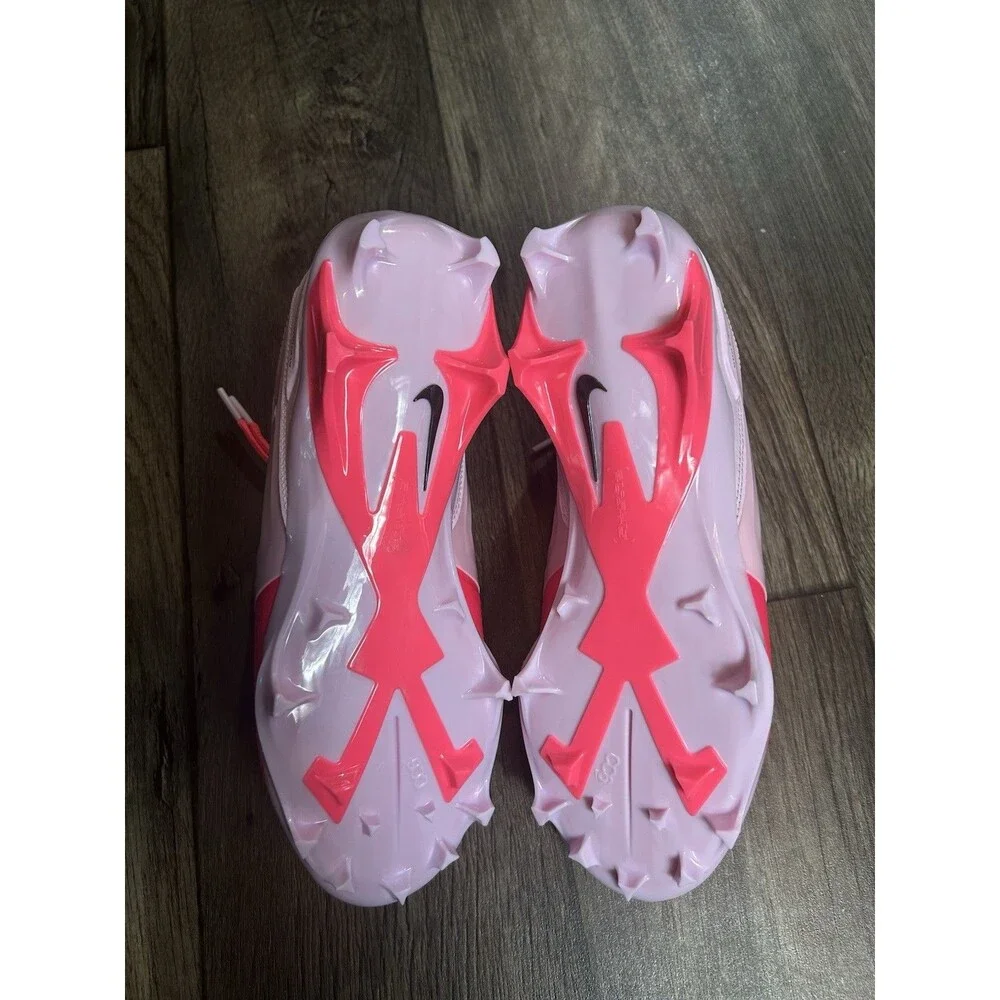 Nike Alpha Menace 4 Pro NRG Racer Pink/Grey Cleats HJ4568-600 Men’s Size 9 - Picture 6 of 7